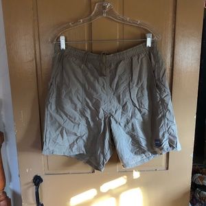 Men’s Speedo swim trunks.